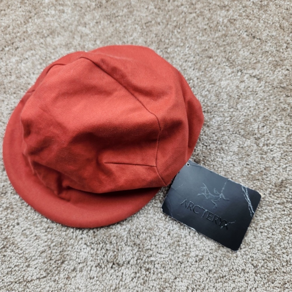 Arcteryx Phrenol Hat Goji Berry Red Flat Cap 12126 Small Medium NEW